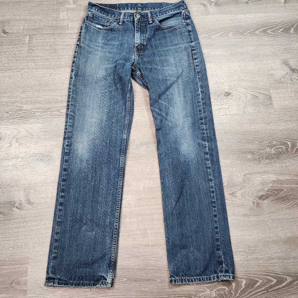LEVI'S 514 Medium Dark Wash Demin Jeans Men's 32 x 32